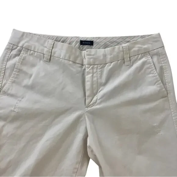 Gap Original White Khaki Original Boy Cut Wide Leg Distressed Trouser Style Pant - Picture 12 of 16
